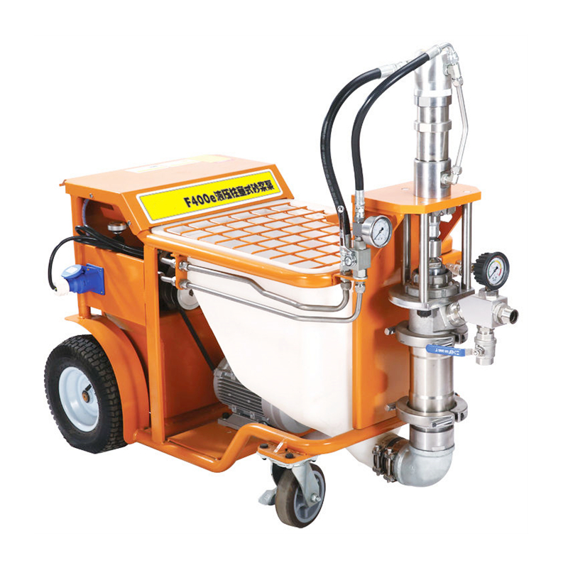Sanfine Plunger Pump Sand Wall Plaster Rendering Spraying Equipment Putty Cement Spray Gun Mortar Sprayer Machine