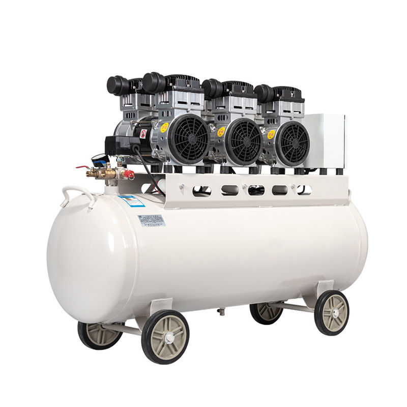 Oil-Free Portable Quiet Air Compressor Silent Piston Air Pump Compression Engine for Woodworking and Paint Spraying