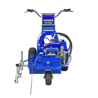 Battery-powered Cold Spray Road Marking Machine Rechargeable Hand Push Cold Paint Line Marking Equipment Line Maker