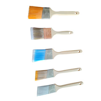 Painting Tools Wide Flat Large Area Professional Nylon Bristle Hair Paint Sash Brushes Set with Long Handle