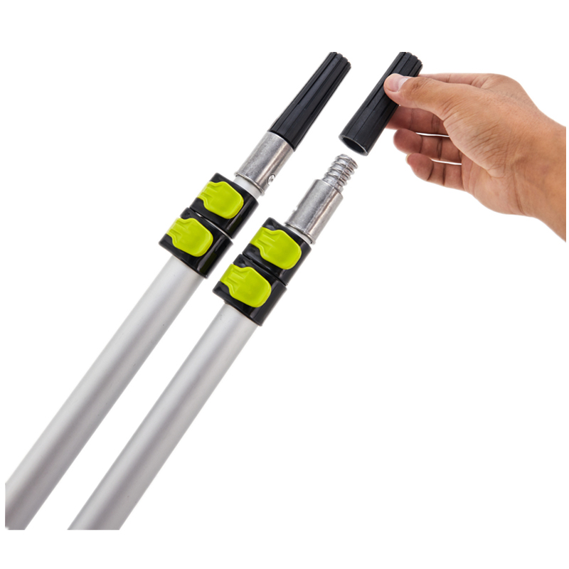 Sanfine Paint Roller Extension Pole Telescoping Handle with Threaded Pole for Painting Dusting and Window Cleaning