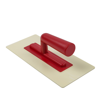 Finishing Trowels Plastic Texturing Trowel with Red Handle Flooring Trowel Suitable for Scrape Plastering and Paint Walls