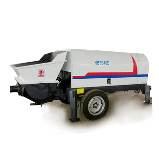 Sanfine Portable Mini Cement Sprayer 40 Concrete Pumps Concrete Pumping Truck Machine Trailer Mounted Pump Equipment