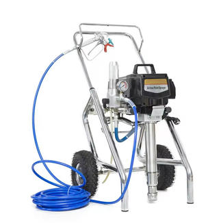 High Pressure Airless Paint Sprayer Standing Trolley Paint Pro Spray Gun Machine for Home Yard Garden Commercial Use