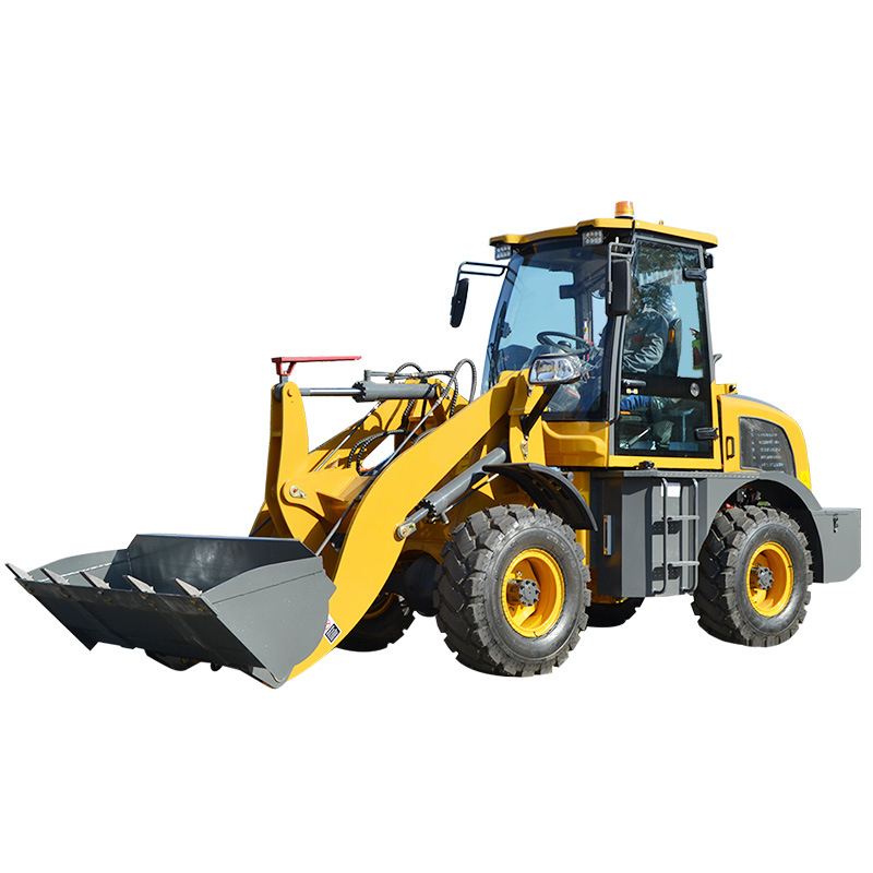 Construction Mini Forklift Tractor Shovel with Shovel Joystick Blade Sand Concrete Shovel Dumper Skid Steer Wheel Loader