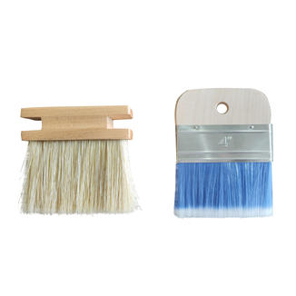 Sanfine Painting Tools Various Irregular Brushes Wall Brush Solvent Resistant Wooden Handle Paint Brush for Any Paints
