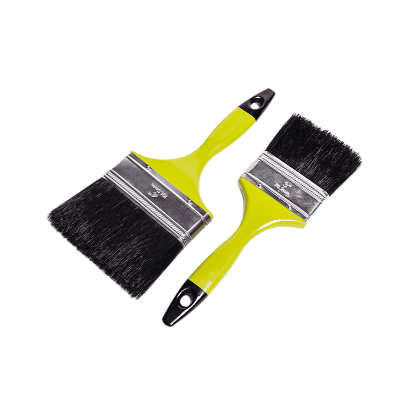 Sanfine Flat Brushes Paint Drawing Oil BBQ Brush Epoxy Glues Bristle Paintbrush for DIY Painting Stains Varnishes