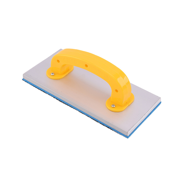 Aluminum Self-Adhesive Sandpaper Holder Drywall Hand Sander for Corners and Angle Grinding with Flocked Sandpaper Sheets
