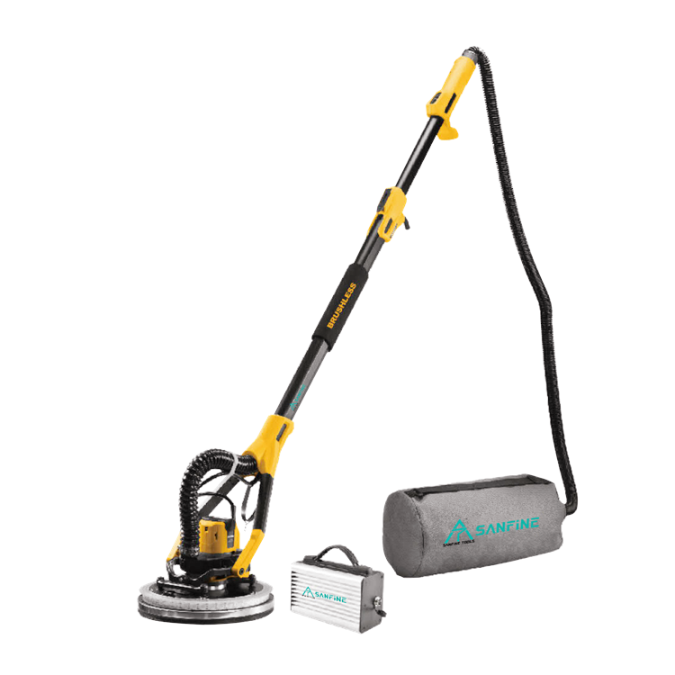 Wholesale Electric Brushless Drywall Sander with LED Light Self Suction Drywall Tools Sanding Machine Sanders with Vacuum