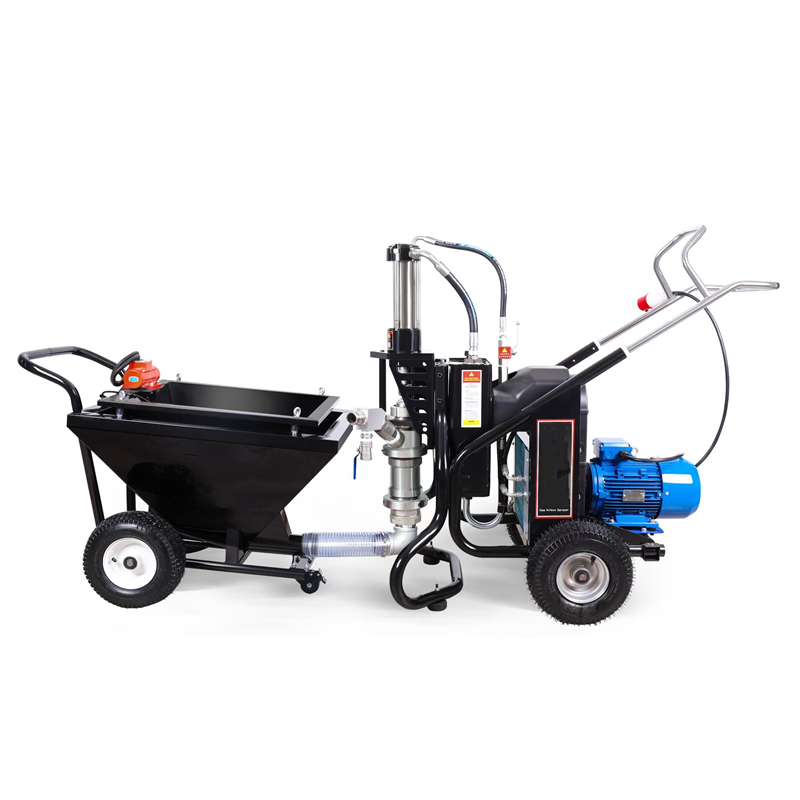 Cement Mortar Sprayer Piston Pump Mortar Spraying Machine for Thick Fireproof Coating and Cement Self-leveling