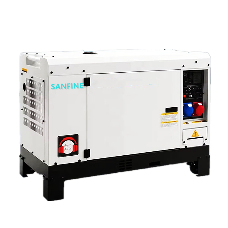 Mobile Large Four Cylinder Generators Dual Fuel Gasoline Diesel Generator Silent Low Noise Box Generator Set Dynamo Alternator