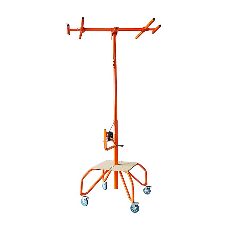 Heavy Duty Drywall Lifter Sheetrock Lift Drywall Lift for Ceiling Drywall Panel Hoist 360° Adjustable Foldable 150LBS