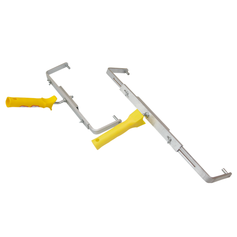 Sanfine Adjustable 12-24in Aluminum Roller Frame Large Paint Roller Holder with Handle for Easy Painting of Walls Ceilings