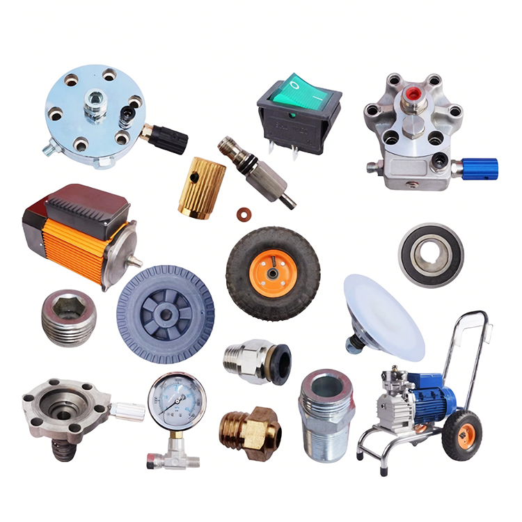 Diaphragm Pump Airless Sprayer Spare Parts Suction Tube Sealing Pump Body Assembly Spray Gun Filter Repair Kit Universal Valve