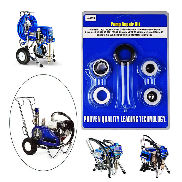 Sanfine Aftermarket Pump Repair Packing Kit Sealing Ring Set for Airless Paint Sprayer for 395 695 795 833 Compatible