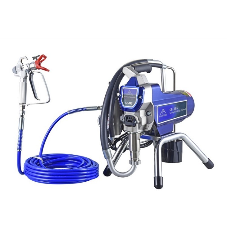 New Arrival Sanfine Portable PC Airless Painting Machine Stand Model 395 DIY Airless Paint Sprayer with Smart Control