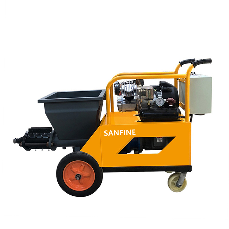 Contractor Best Choice Mortar Sprayer Rotor Stator Pump Cement Stucco Mixer Spraying Machine Portable Pumps Are Easy to Move