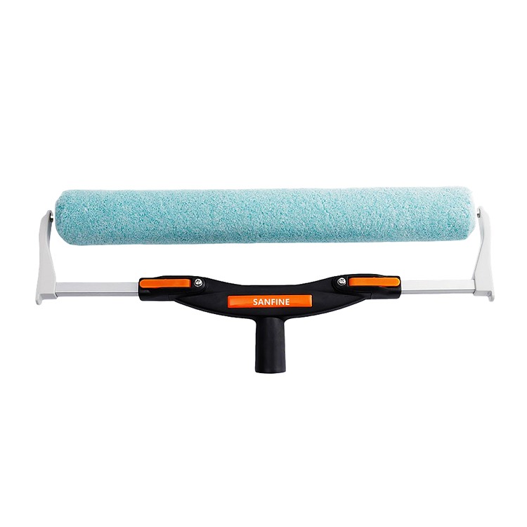 Sanfine Paint Roller Frame Set 12''-18'' Adjustable Microfiber Paint Roller Sleeves Large Paint Roller for Walls Ceiling Floors