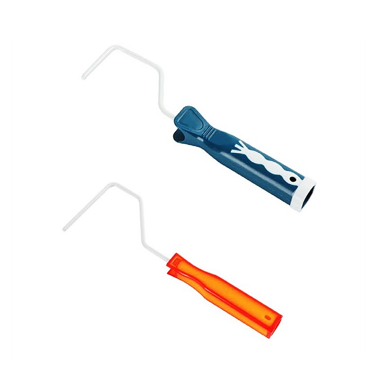 Sanfine Wall Go Rolling Tools Mini Decorating Tool Kit 2 3 4 6 Inch Single Rod Paint Roller Frame TPR Handle for Detail Painting