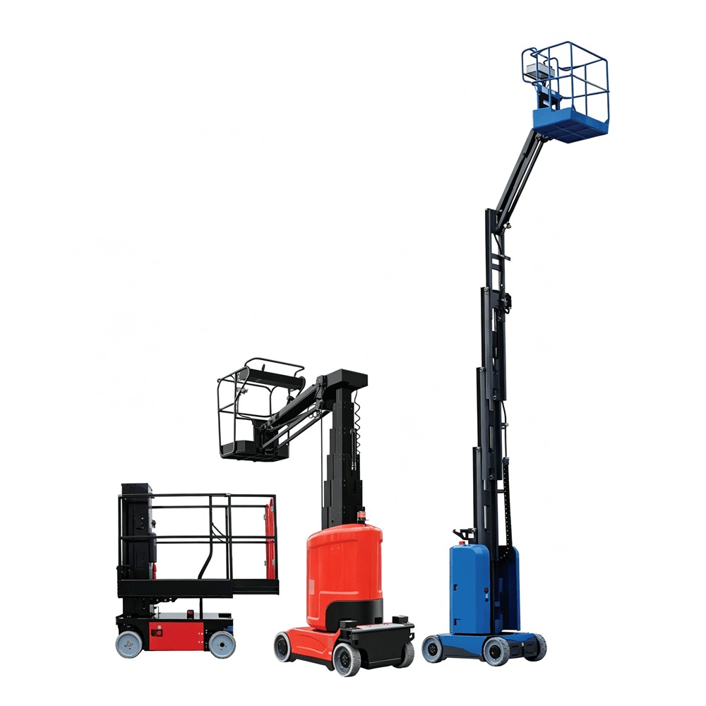 SF-EAMWP3.6-11.2 Self Propelled Vertical Scissor Lift Platform Hydraulic Vertical Lifter Mobile Aerial Working Equipment For Construction Maintenance